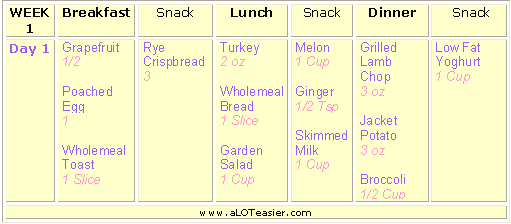 Diet Menu 11