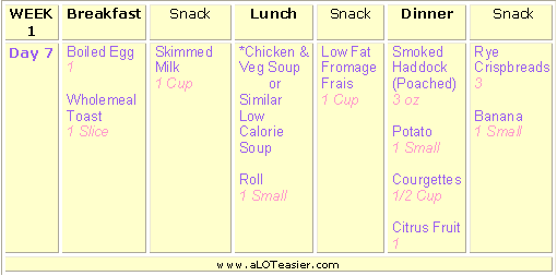 Diet Menu 17