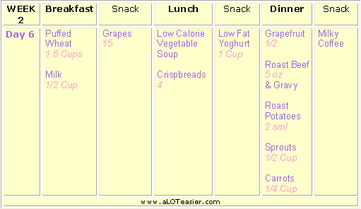 Diet Menu 26