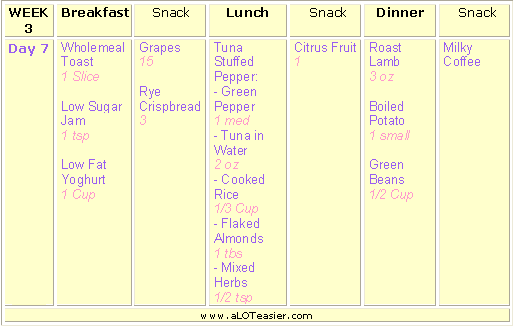 Diet Menu 37