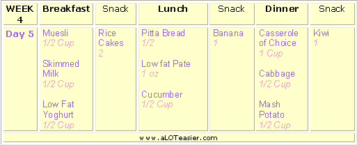 Diet Menu 45