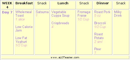 Diet Menu 47