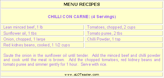 Diet Recipe 4